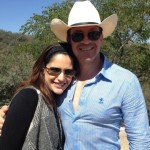 Silvia Landeros y su esposo