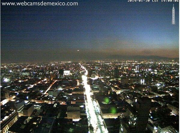 Observan en México supuesto meteorito