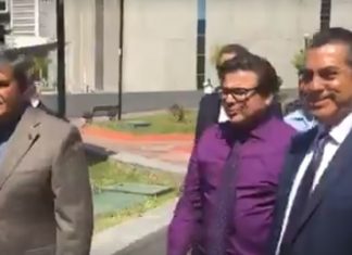 Jaime Rodríguez El Bronco acude al Congreso a entregar su segundo informe