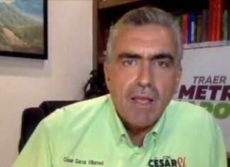 Denuncian ante la CEE al candidato César Garza por actos anticipados de campaña